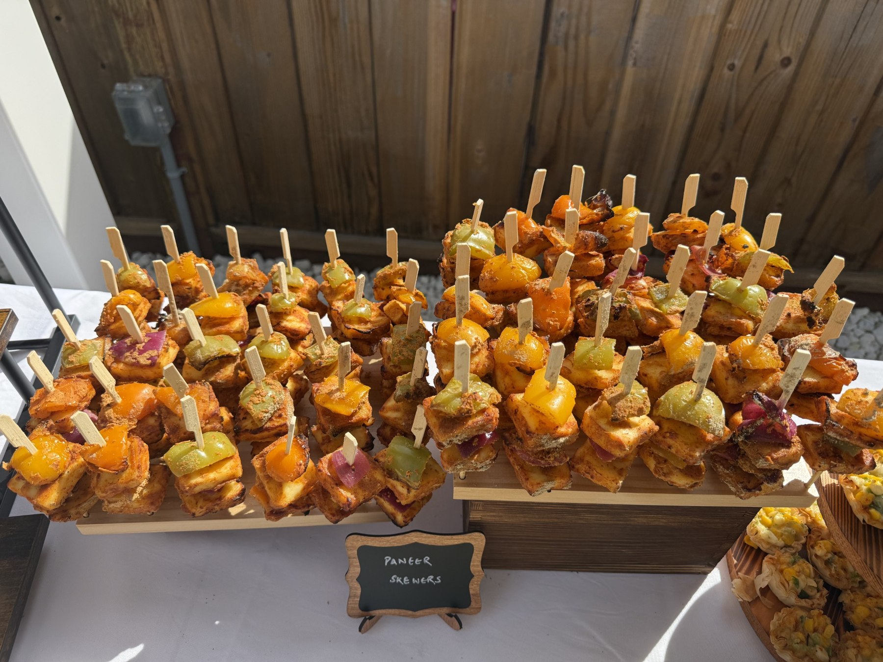 Paneer skewers